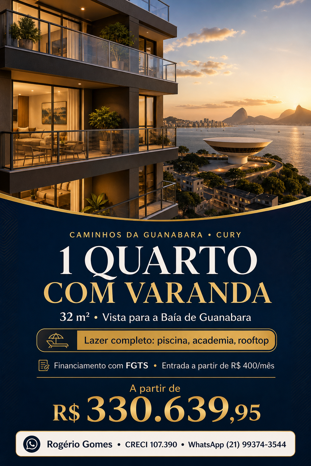 Apartamento 1 quarto
